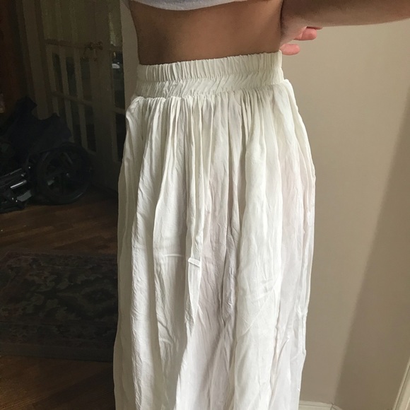 Bergdorf Goodman Ivory Maxi Skirt, Fits Size 2 - 4 - Picture 3 of 7